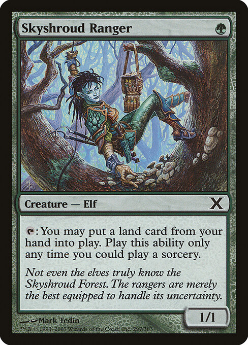 Skyshroud Ranger - Tenth Edition Magic card
