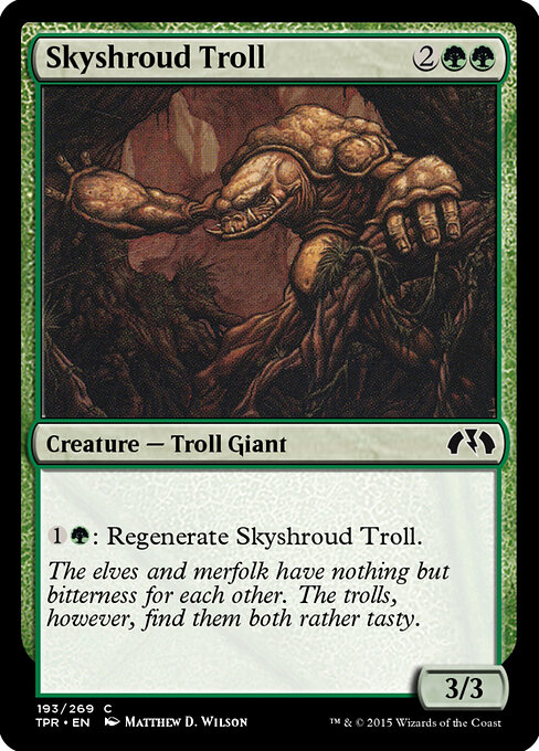 Skyshroud Troll - Tempest Remastered Magic card
