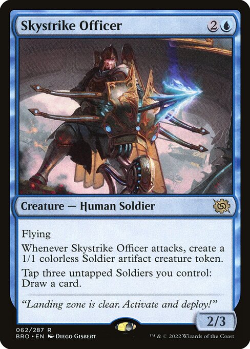 Skystrike Officer - The Brothers' War Magic card