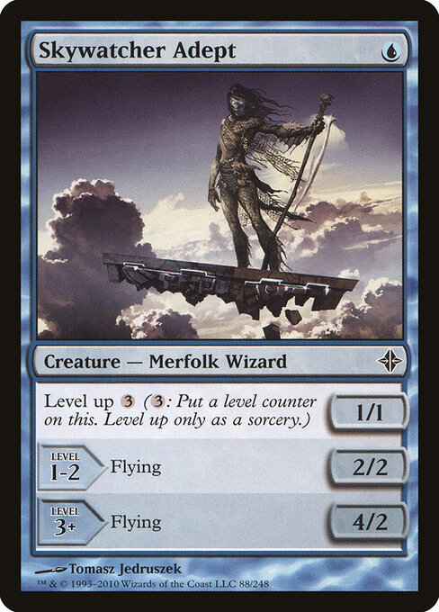Skywatcher Adept - Rise of the Eldrazi (#88) - Illustrated by Tomasz Jedruszek - Magic: The Gathering Card