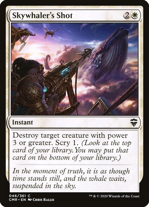 Skywhaler's Shot - Commander Legends (#46) - Illustrated by Chris Rallis - Magic: The Gathering Card