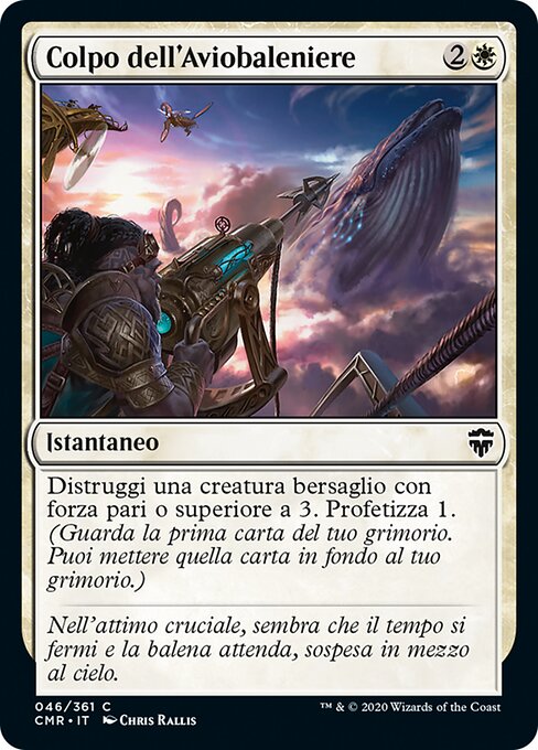 Disparo de ballenero celeste (Skywhaler's Shot) - Commander Legends (#46) - Illustrated by Chris Rallis - Magic: The Gathering Card