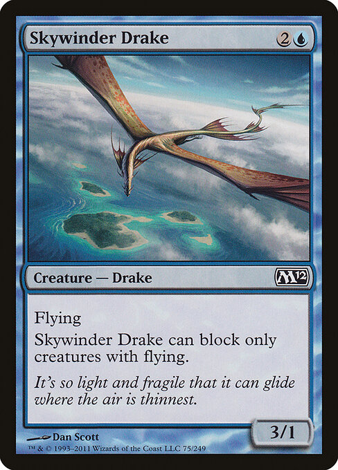 Skywinder Drake - Magic 2012 Magic card
