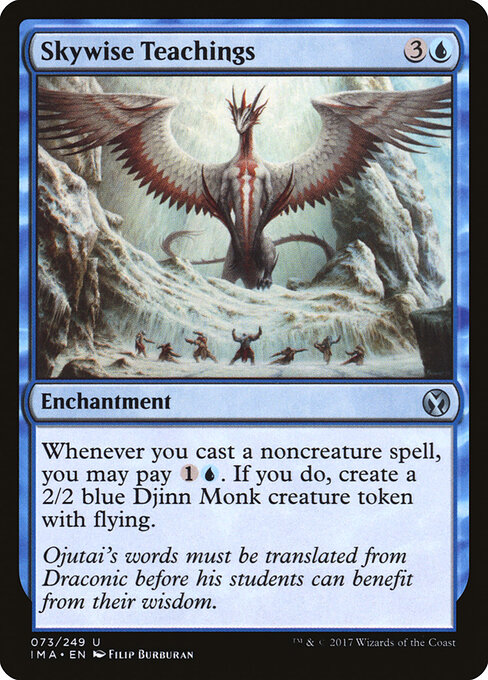 Skywise Teachings - Iconic Masters Magic card