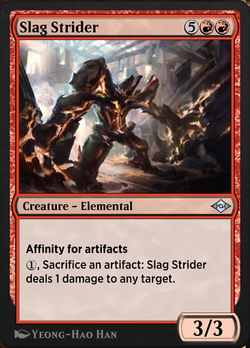 Slag Strider - Jumpstart: Historic Horizons (#514) - Illustrated by Yeong-Hao Han - Magic: The Gathering Card