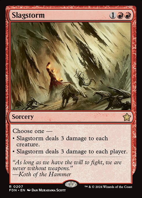 Slagstorm - Foundations Magic card