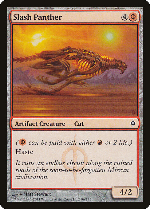 Slash Panther - New Phyrexia Magic card
