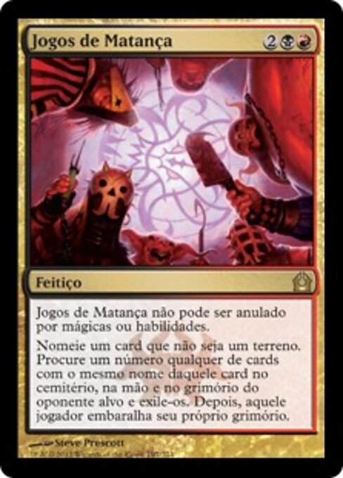 Gioco al Massacro (Slaughter Games) - Return to Ravnica (#197) - Illustrated by Steve Prescott - Magic: The Gathering Card