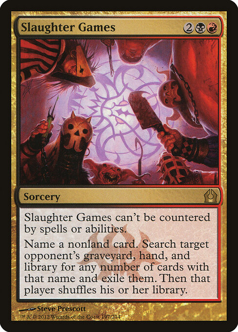 Slaughter Games - Return to Ravnica Magic card