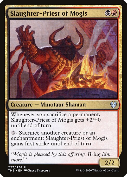 Slaughter-Priest of Mogis - Theros Beyond Death Magic card