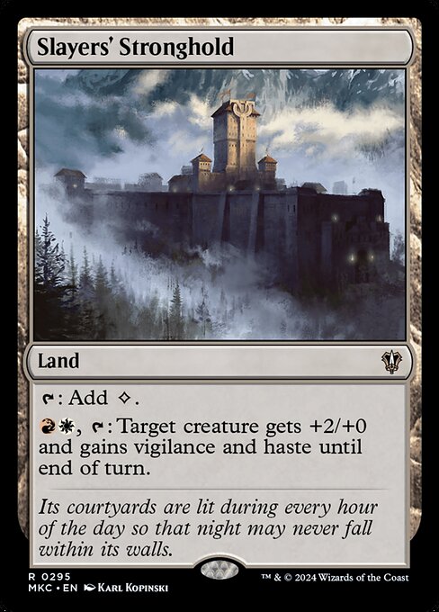 Slayers' Stronghold - Murders at Karlov Manor Commander Magic card