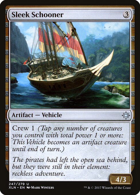 Sleek Schooner - Ixalan Magic card