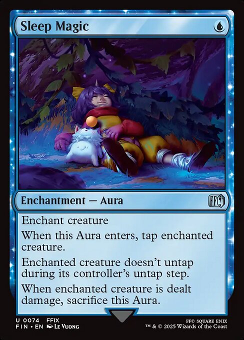 Sleep Magic - Final Fantasy Magic card