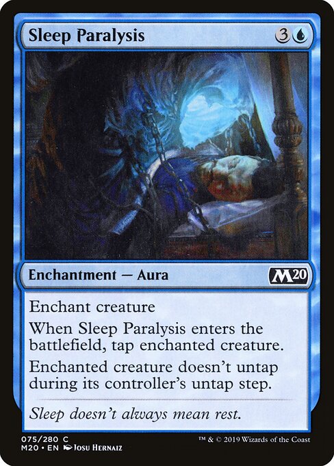Sleep Paralysis - Core Set 2020 Magic card