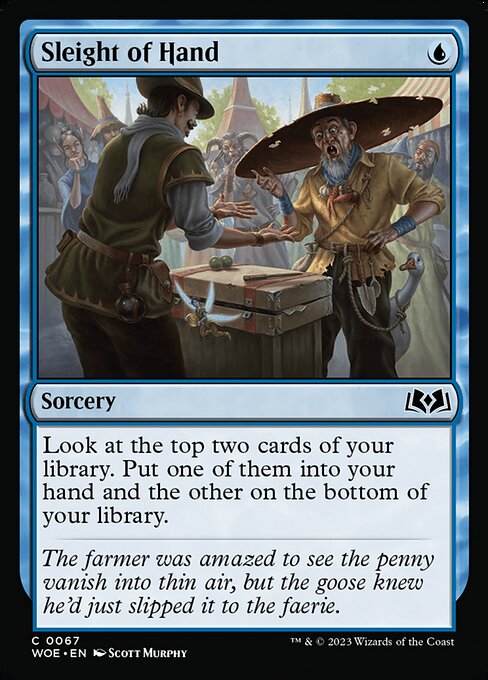 Sleight of Hand - Wilds of Eldraine Magic card