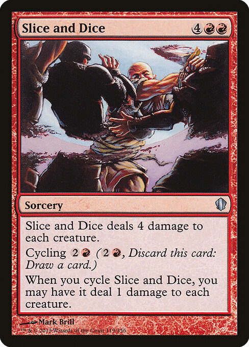 Despedazar (Slice and Dice) - Commander 2013 (#119) - Illustrated by Mark Brill - Magic: The Gathering Card