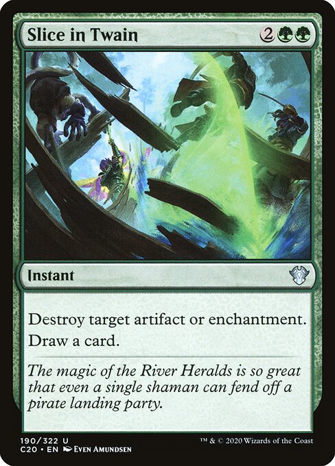 Slice in Twain - Commander 2020 Magic card
