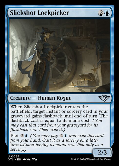 Slickshot Lockpicker - Outlaws of Thunder Junction Magic card