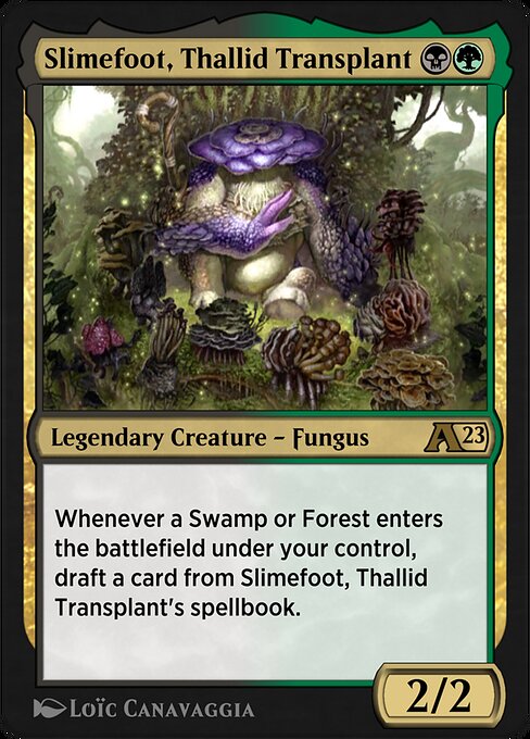 Slimefoot, Thallid Transplant - Alchemy: Dominaria Magic card