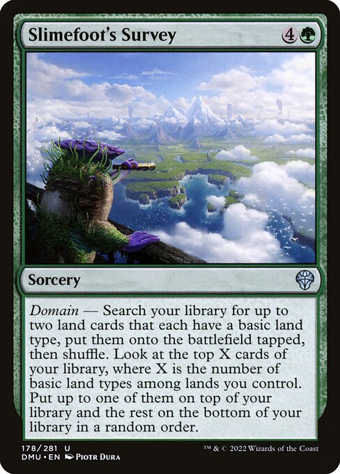 Slimefoot's Survey - Dominaria United Magic card