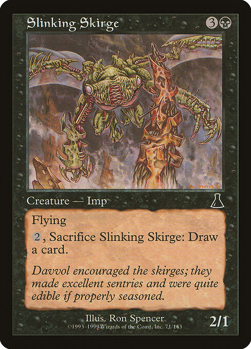 Slinking Skirge - Urza's Destiny Magic card