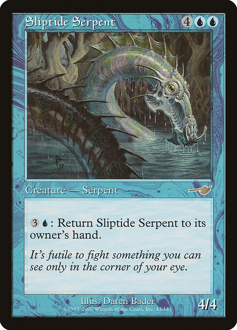Sliptide Serpent - Nemesis Magic card