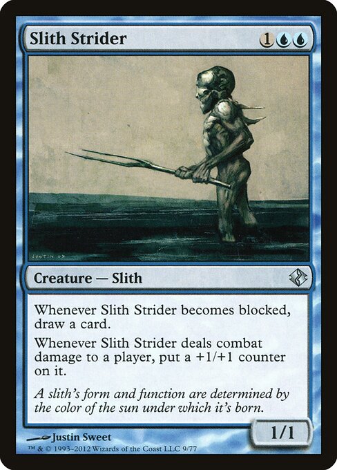 Slith Strider - Duel Decks: Venser vs. Koth (#9) - Illustrated by Justin Sweet - Magic: The Gathering Card