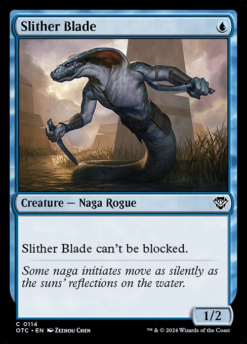 Slither Blade - Outlaws of Thunder Junction Commander Magic card