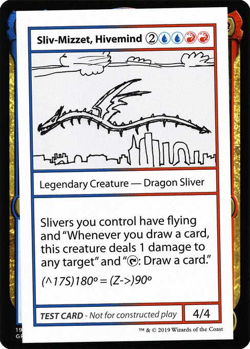 Sliv-Mizzet, Hivemind - Mystery Booster Playtest Cards 2021 Magic card