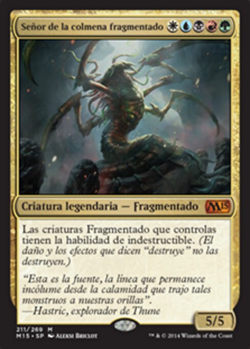 Seigneur d'essaim slivoïde (Sliver Hivelord) - Magic 2015 (#211) - Illustrated by Aleksi Briclot - Magic: The Gathering Card