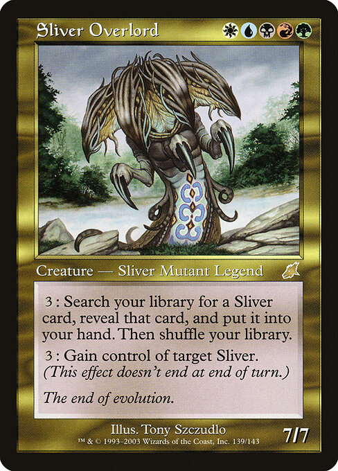 Sliver Overlord - Scourge (#139) - Illustrated by Tony Szczudlo - Magic: The Gathering Card