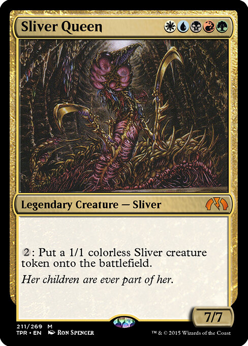 Sliver Queen - Tempest Remastered Magic card