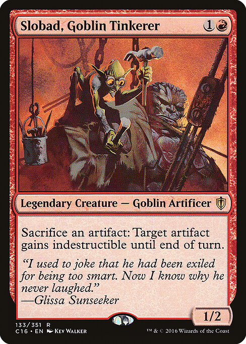 Slobad, Goblin Tinkerer - Commander 2016 Magic card