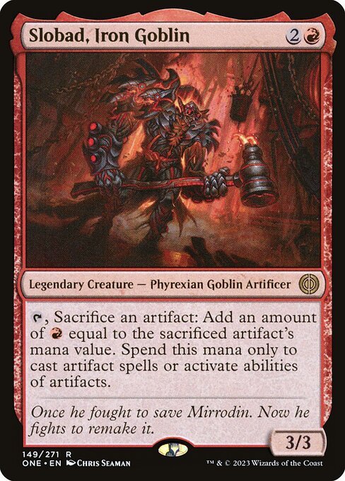 Slobad, Iron Goblin - Phyrexia: All Will Be One Magic card