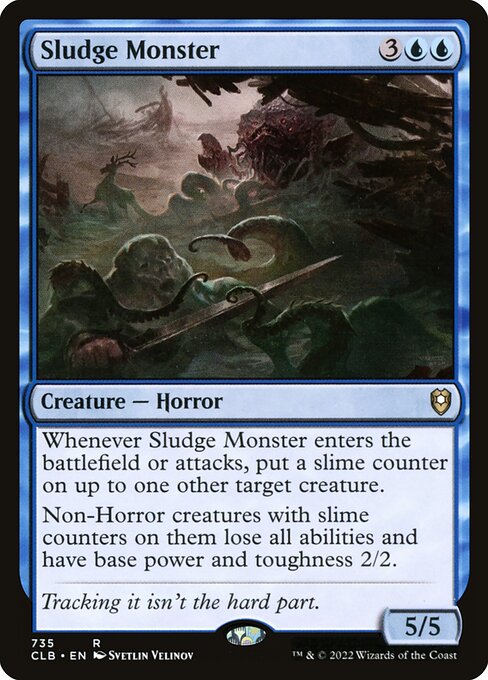 Sludge Monster - Commander Legends: Battle for Baldur's Gate Magic card