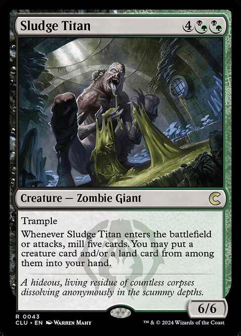 Sludge Titan - Ravnica: Clue Edition Magic card