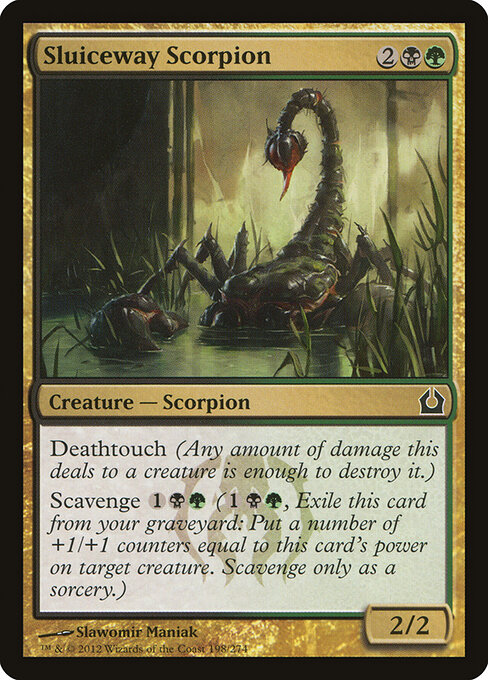 Sluiceway Scorpion - Return to Ravnica Magic card