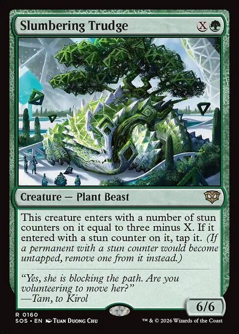 Slumbering Trudge - Secrets of Strixhaven Magic card