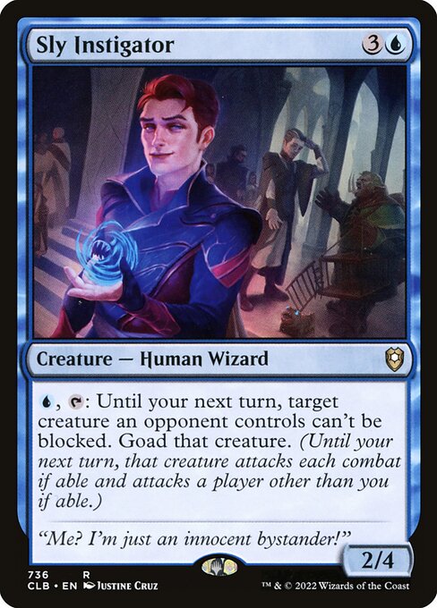 Sly Instigator - Commander Legends: Battle for Baldur's Gate Magic card