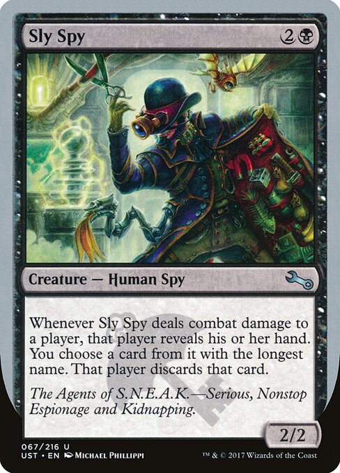 Sly Spy - Unstable Magic card