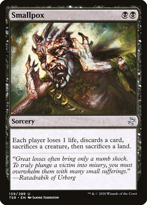 Smallpox - Time Spiral Remastered Magic card