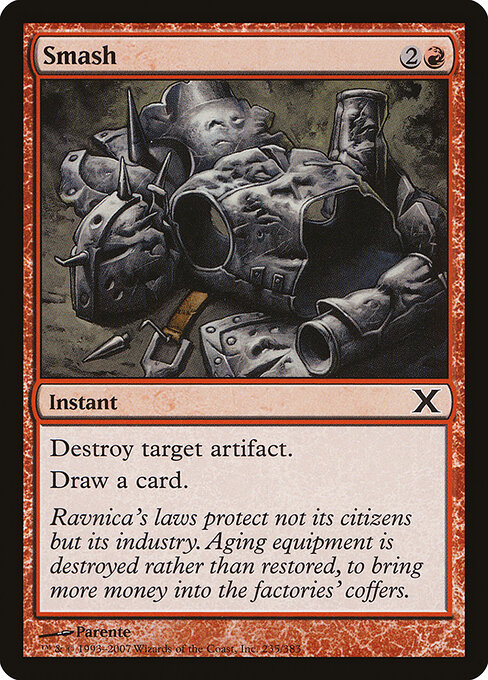 Smash - Tenth Edition Magic card