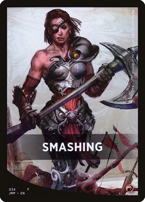 Smashing - Jumpstart Front Cards (#34) - Illustrated by Scott M. Fischer - Magic: The Gathering Card