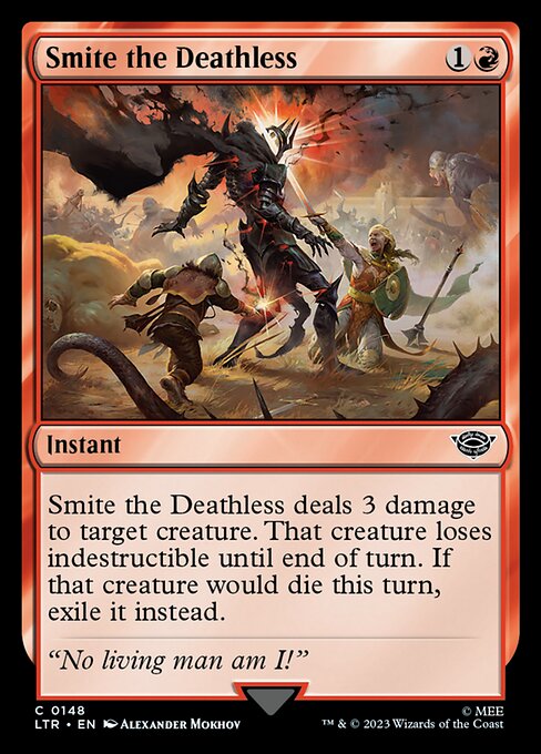 Smite the Deathless - The Lord of the Rings: Tales of Middle-earth Magic card