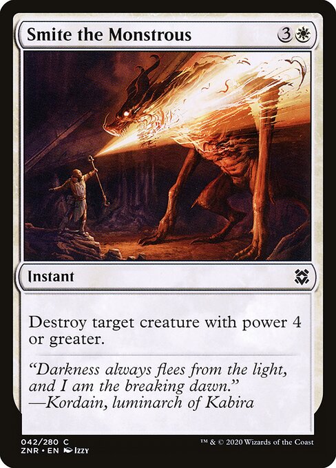 Smite the Monstrous - Zendikar Rising Magic card