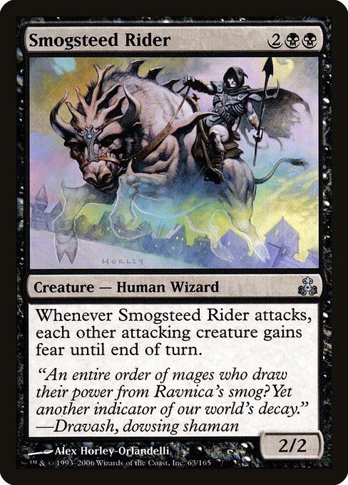 Smogsteed Rider - Guildpact Magic card