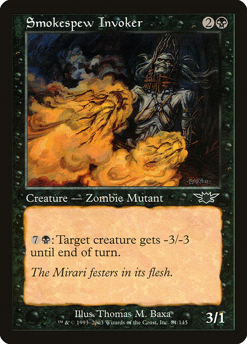 Smokespew Invoker - Legions Magic card
