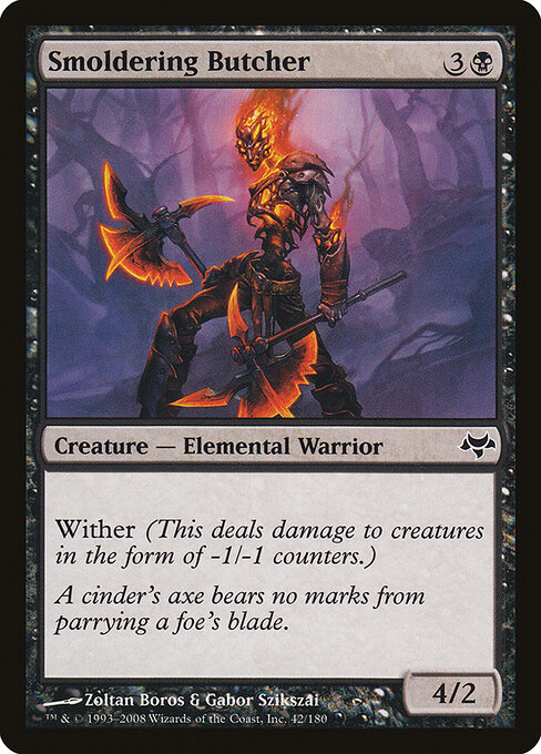 Smoldering Butcher - Eventide Magic card