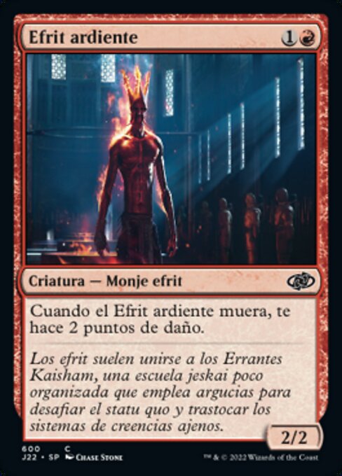 Efrite Ardente (Smoldering Efreet) - Fate Reforged (#115) - Illustrated by Chase Stone - Magic: The Gathering Card
