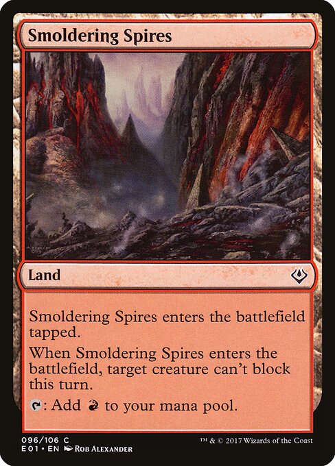 Smoldering Spires - Archenemy: Nicol Bolas Magic card